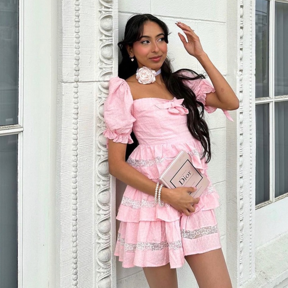 Miss Candyholic Strawberry Parfait Dress